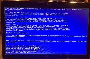 HP BSOD