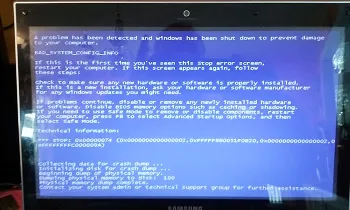 Samsung BSOD