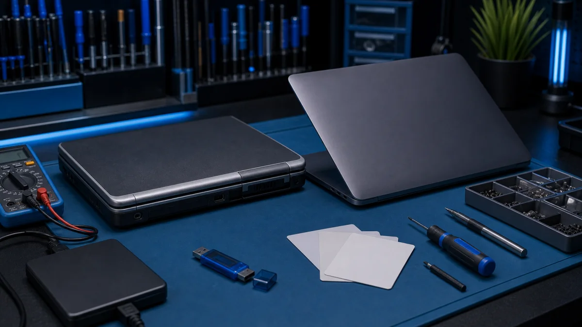 Windows support upgrade assessment on a repair bench